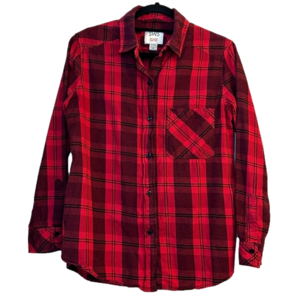 Streetwear Society Plaid Button Up Shirt/Women’s/Medium